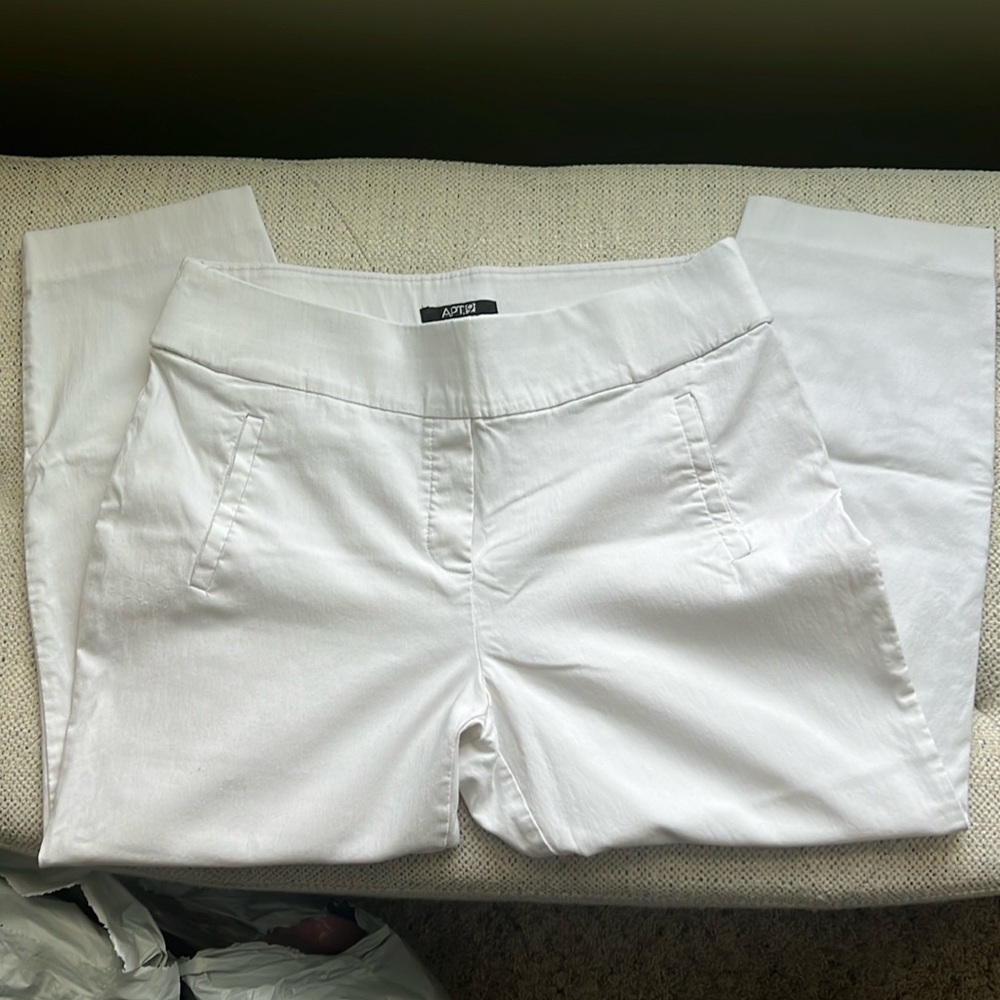 APT 9 Cropped Stretchy Work Pants